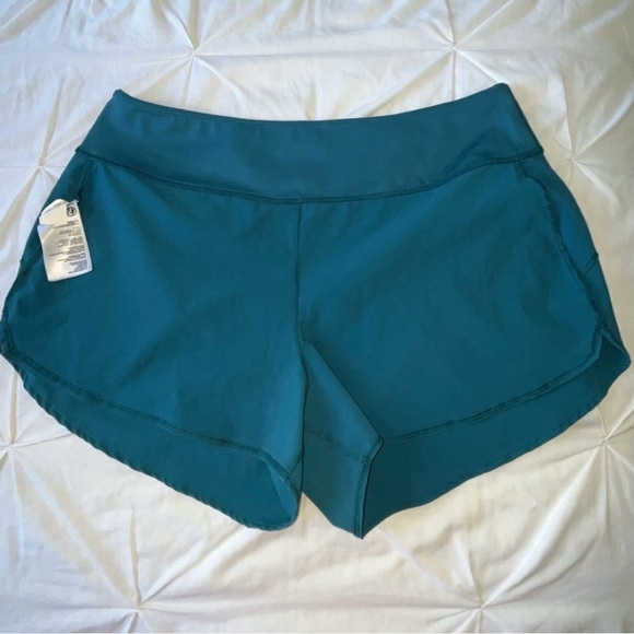 NWOT The North Face Women’s “Arque” Teal UNLINED Athletic Shorts SIZE XL - Picture 8 of 11